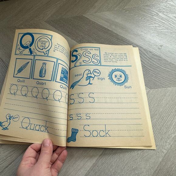 Vintage Playmore Practice Workbook of Writing Preschool  1974 - Picture 7 of 12